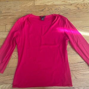 Vibrant pink Carilyn Vaile shirt
